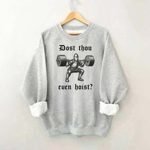 Medieval Gym Funny Knight Weightlifting Sweatshirt