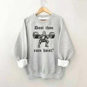 Medieval Gym Funny Knight Weightlifting Sweatshirt
