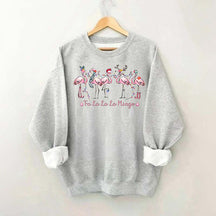 Pink Fa La La Mingo Christmas Sweatshirt