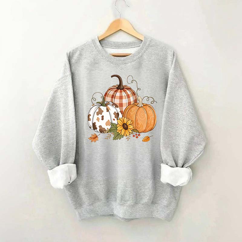 Fall Pumpkin Halloween Autumn Sweatshirt