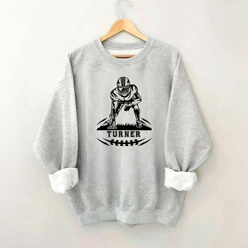 Custom Football Player Game Day Sweatshirt