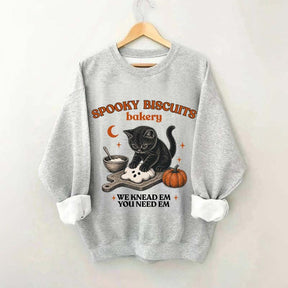 Kitty Biscuits Vintage Baking Pumpkin Sweatshirt
