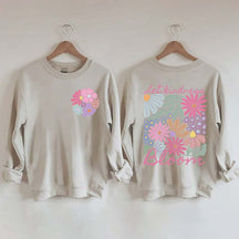 Comfort Colors Wildflower Mental Health Sweatshirt