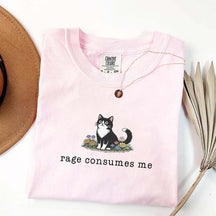 Funny Cat Meme Rage Consumes Me T-Shirt