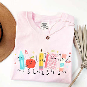 Cute School Supplies Comfort Colors T-Shirt