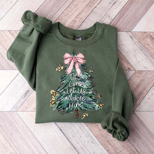 Oh Come Let Us Adore Him Jesus Holiday Christmas Sweatshirt