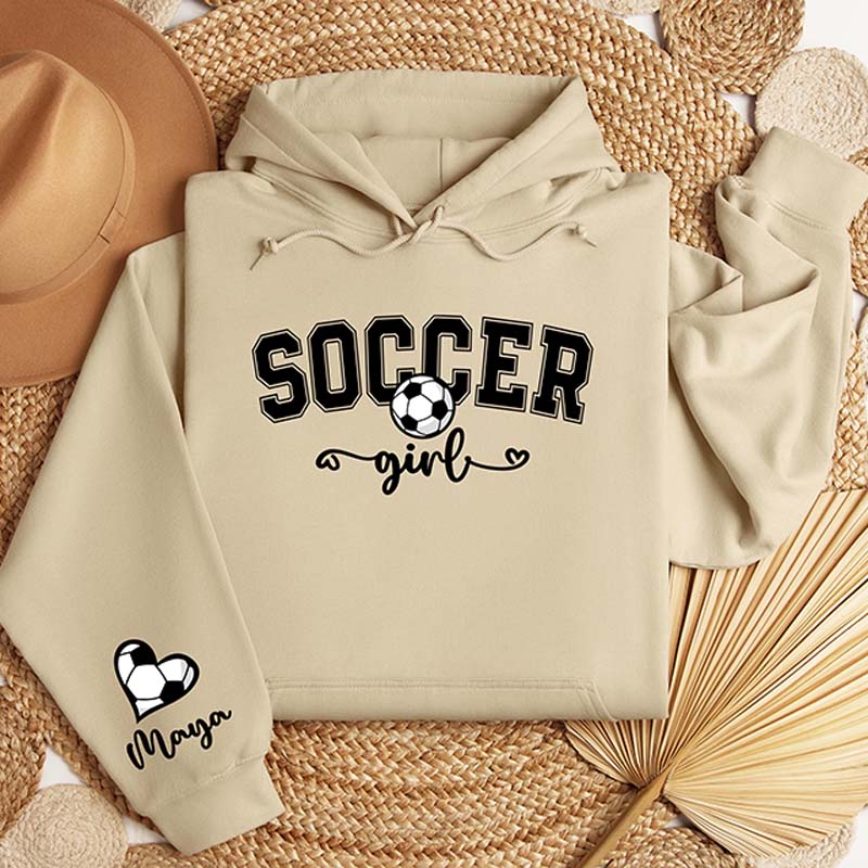 Custom Soccer Girl Hoodie