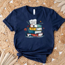Read More Books Bibliophile and Educator T-Shirt