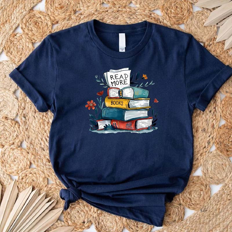 Read More Books Bibliophile and Educator T-Shirt