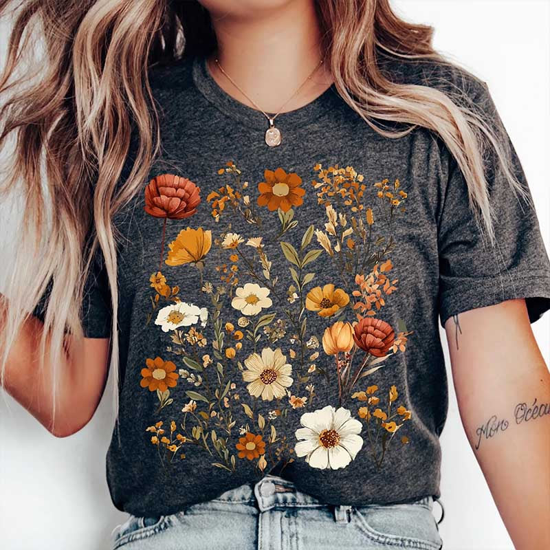 Vintage Cottagecore Nature Botanical T-Shirt