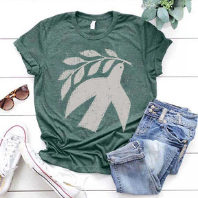 Boho Peace Bird T-Shirt