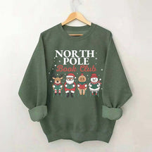 Retro Christmas Bookish Sweatshirt