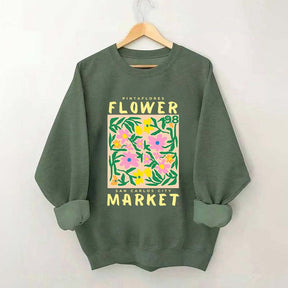 Boho  Pintaflores Floral Sweatshirt