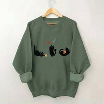 Comfort Colors Black Cats Fall Sweatshirt