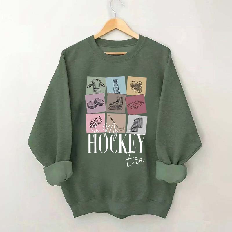 Retro In My Hockey Era Sweatshirt