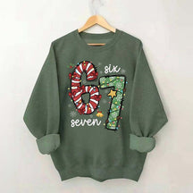 67 Christmas Lights Red Green Xmas Sweatshirt