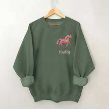 Custom Girl Horse Sweatshirt