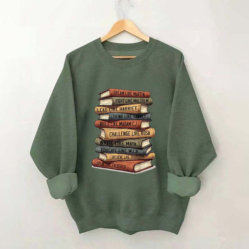Black History Book Lover Sweatshirt