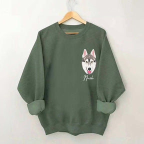 Custom Pet Portrait Sweatshirt