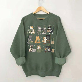 Coffee Cats Catpuccino Sweatshirt
