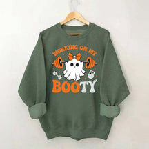 Working On My Booty Spooky Sweatshirt