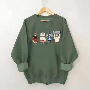Funny Hockey Goose Sweatshirt
