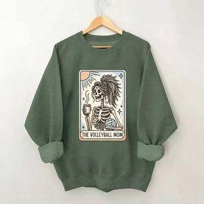 Volleyball Mom Tarot Card Sweatshirt