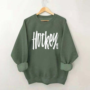 Hockey Girl Cute Sweatshirt