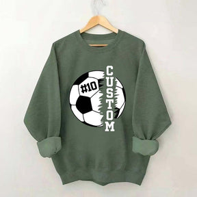 Custom Soccer Name & Number Sweatshirt