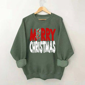 Womens Merry Christmas Sweatshirt