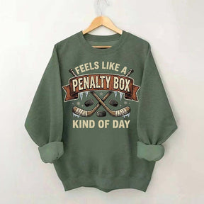 Funny Hockey Mom Festive Sports Sweatshirt