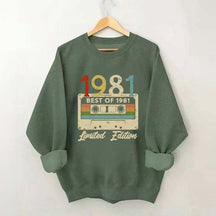 Audiotape And Letter Graphic Sweatshirt