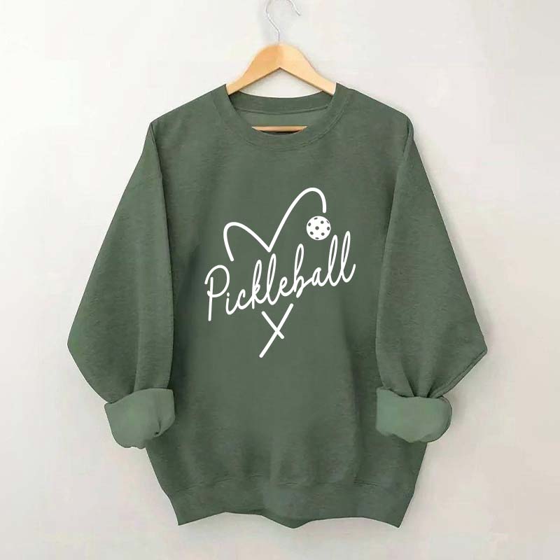 Pickleball Heart Sweatshirt