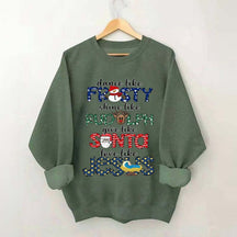 Dance Like Frosty Shine like Rudolph Give like Santa Love Like Jesus Sweatshirt