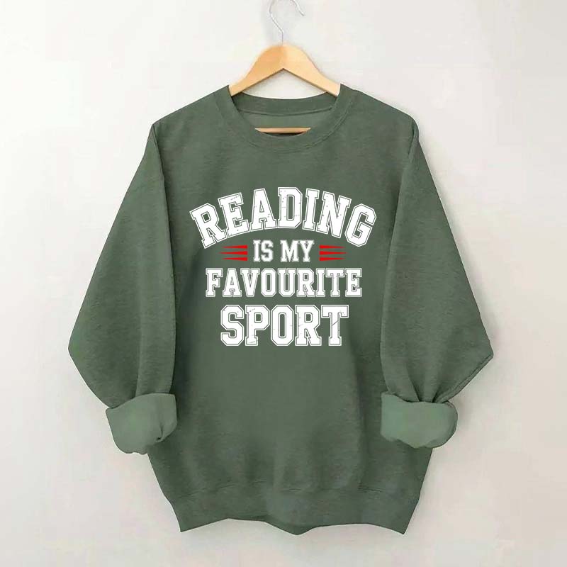 Librarian Reading Is My Favorite Sport Sweatshirt