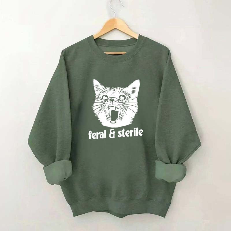 Feral and Sterile Cat Sweatshirt