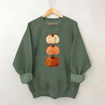 Watercolor Fall Pumpkin Harvest Sweatshirt