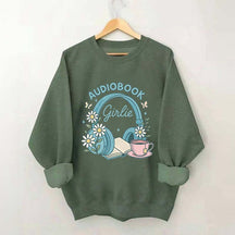 Audio Book Girlie Sweatshirt
