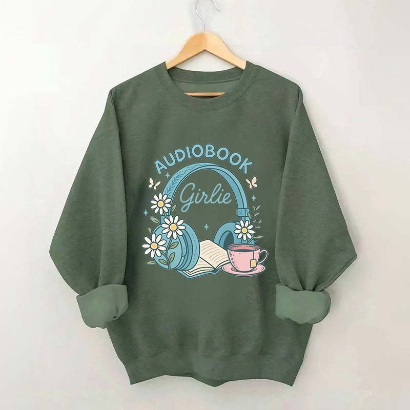 Audio Book Girlie Sweatshirt