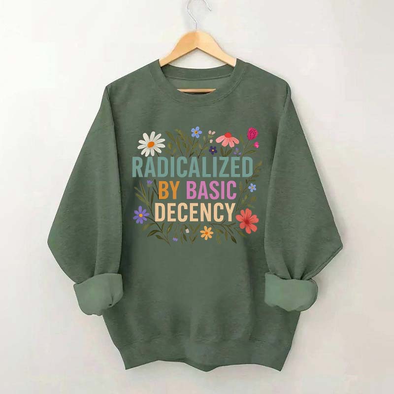 Progressive Floral Political Sweatshirt