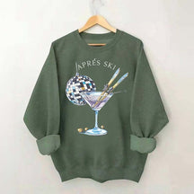 Womens Skiing Winter Sweatshirt