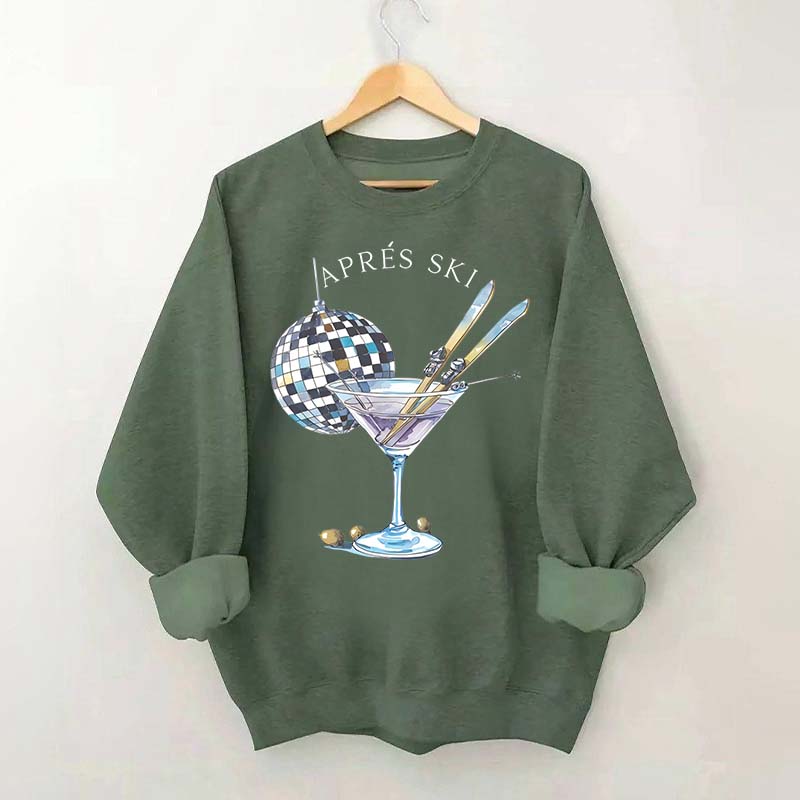 Womens Skiing Winter Sweatshirt