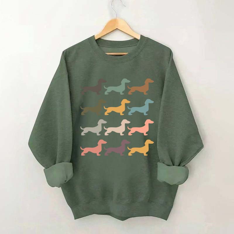 Wiener Dog Dachshund Mama Sweatshirt
