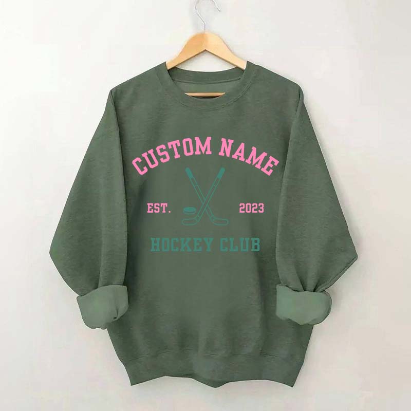Personalized Hockey Club Sweatshirt