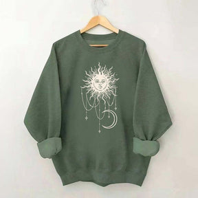Widow's Bay Patricia Celestial Sun Moon Sweatshirt