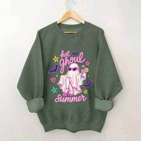 Hot Ghoul Summer Spooky Sweatshirt