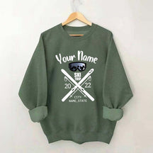 Personalized Snow Trip Sweatshirt