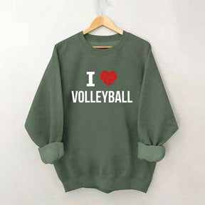 I love Volleyball Sweatshirt