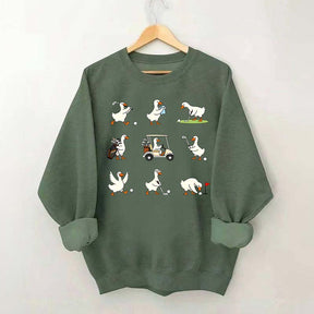 Funny Golf Goose Sweatshirt