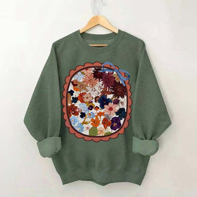 Boho Wildflowers Fantasy Sweatshirt